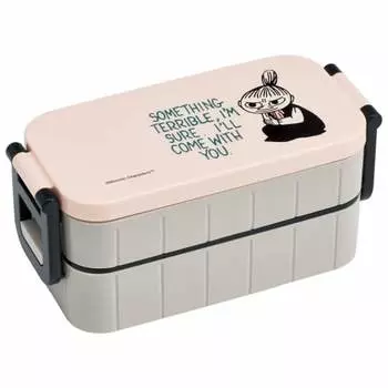 Ланч-бокс Skater Little My Pink 600 мл антибактериальный 2 яруса для женщин Сделано в Японии YZW3AG-A