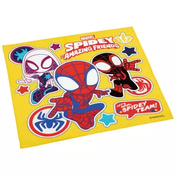 Ланч-бокс Skater Lunch Box Салфетка 43x43 см Spider-Man Marvel 22 Boys Сделано в Японии KB4-A