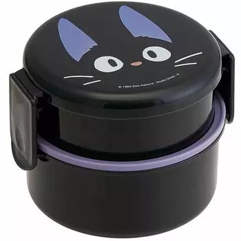 Ланч-бокс Skater Round 500 мл Bento Box с вилкой 2 уровня Сделано в Японии Jiji Delivery Service Ghibli Kiki s ONWR1-A