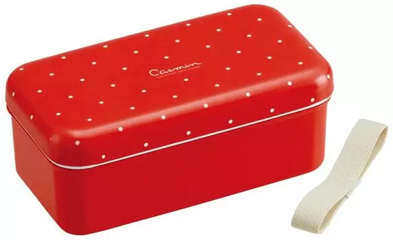 Ланч-бокс Skater Simple Bento Box 600 мл Casmin Red Сделано в Японии SLLB6M-A
