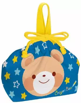 Ланч-бокс Skater Сумка-мешок Crayon Bear Boy Сделано в Японии KB7 Детская