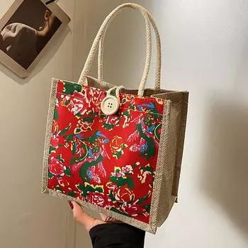 Ланч-бокс, сумка Bento, женская, 2024, новая модная сумка на выход, маленькая сумка через плечо