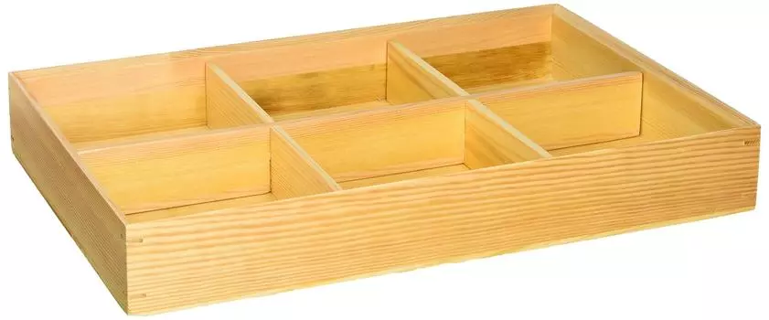 Ланч-бокс Yamako Kiwami с шестью отделениями и перегородками 27054