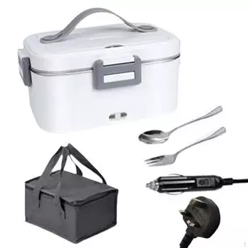 Ланчбокс, подогреватель для ланча, контейнер из нержавеющей стали, легкий подогреватель пищи, подходит для использования в автомобиле и дома, в офисе