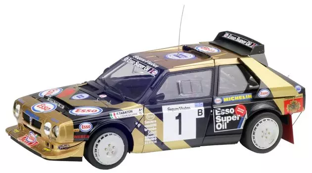 Lancia Delta S4 1986 Catalunya Rally Winner Пластиковая модель BX24034 Цвет литья Platts/BEEMAX 1/24