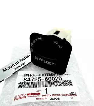 Land Cruiser 70/80 серии Lexus LX450 оригинальный переключатель блокировки дифференциала 84725-60020