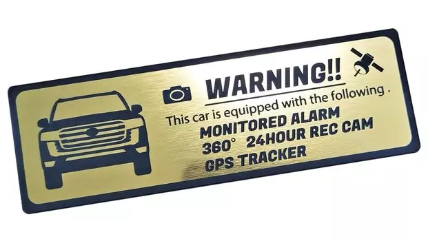 Land Cruiser Land Cruiser 300 Series Toyota Security Sticker Car Security Luxury Car VIP 24-часовой мониторинг GPS-трекер Anti-Theft (Золото)