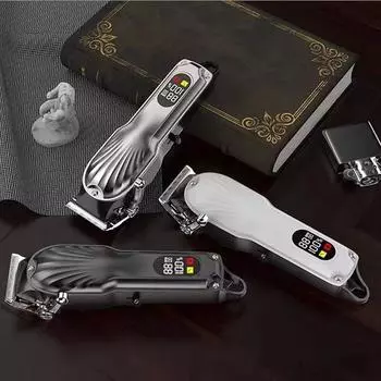 LANDENG HY-001USB аккумуляторная электрическая машинка для стрижки волос профессиональная беспроводная мужская машинка для стрижки волос чёрный