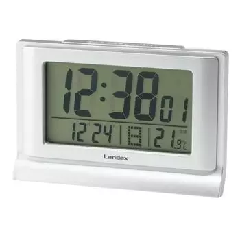 Landex Alarm Clock Silver Time Ocean Digital Snooze Backlit YT5261SV серебряный