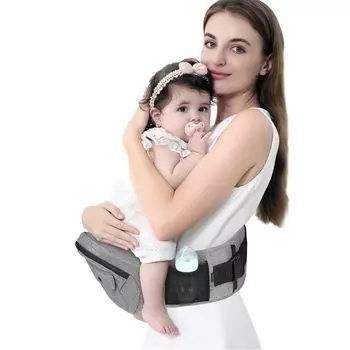 LANDICI Hip Carrying Piggyback Baby Face Side Side для новорожденных до 3 лет. Вместимость сумки для хранения. Уменьшает нагрузку на поясницу. Подарок ребенку на выход.