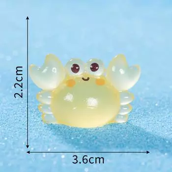 Landscape Micro Noctilucent Marine Animals Turtle Octopus Sea Hare Decor Resin Crab