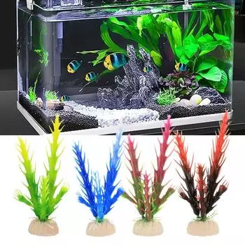 Ландшафтный дизайн аквариума Высокая имитация Точное качество изготовления Безопасный яркий цвет Не загрязняющий окружающую среду Декор Имитация ПВХ вино красного