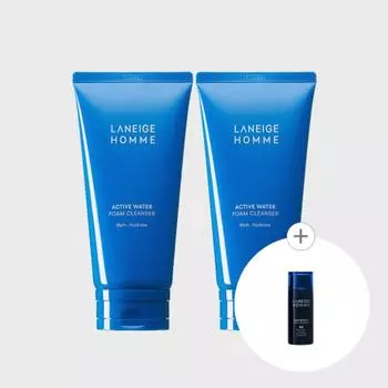 Laneige Homme Active Water Foam Cleanser 150ml X2 none