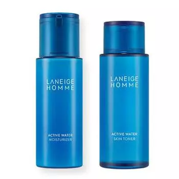 LANEIGE Homme Активный увлажняющий водный крем 125 мл и тоник для кожи 180 мл