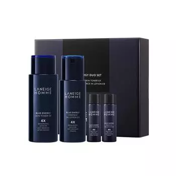 LANEIGE Homme Blue Energy Duo Set (Тоник + эссенция в лосьоне)