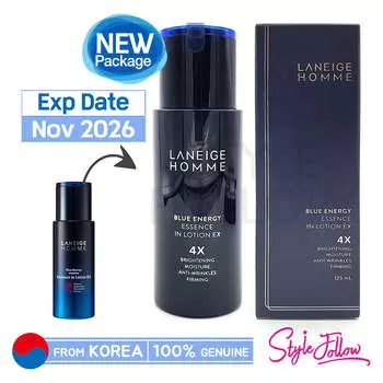 [LANEIGE] Homme Blue Energy Essence в лосьоне EX 125 мл