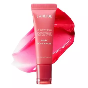 Laneige Lip Glowy Balm Berry 10 г бальзам для губ маска для губ увлажняющая Корея