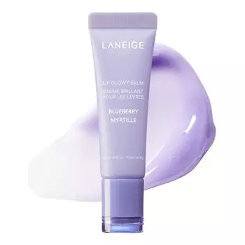 Laneige Lip Glowy Balm Blueberry 10 г бальзам для губ маска для губ увлажняющая корейская