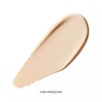 LANEIGE Neo Cushion Мягкий 15г(+Пуф 2 шт + Акриловый BTS Джин) #17W (Warm Ivory)