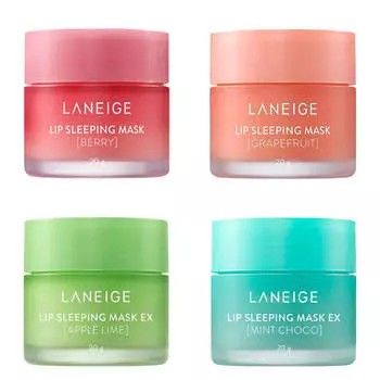 LANEIGE Ночная маска для губ 20 г | Ягоды, яблоко, лайм, мята, шоколад, грейпфрут