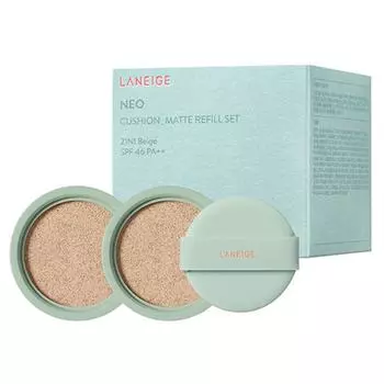 LANEIGE Сменный блок для подушки Neo Cushion, 21N1 бежевый, 15 г, 2 шт.