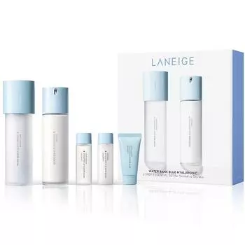 Laneige Water Bank Blue Hyaluronic 2 Step Essential Set (For Normal to Dry Skin) AUTHENTIC STORE
