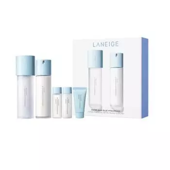 LANEIGE Water Bank Blue Hyaluronic Essence Тоник и эмульсия со случайной пробой(3EA) НАБОР для нормальной и сухой кожи 1SET