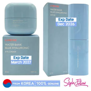 [LANEIGE] Water Bank Blue Hyaluronic (Крем для глаз 25мл / Сыворотка 50мл)