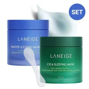 Laneige Water Sleeping 70 мл + Cica Sleeping Mask 60 мл НАБОР