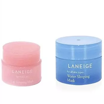 Laneige Water Sleeping Mask 15ml & Sleep Sleep Mask 3g (1+1 каждый) Пробный комплект
