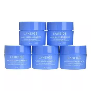 Laneige Water Sleeping Night Time Увлажняющие маски для лица 15 мл x 5 шт.
