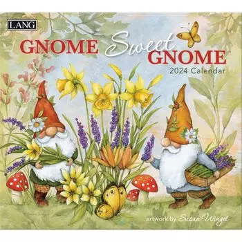 LANG Gnome Sweet Gnome 2024 настенный календарь (24991002026)