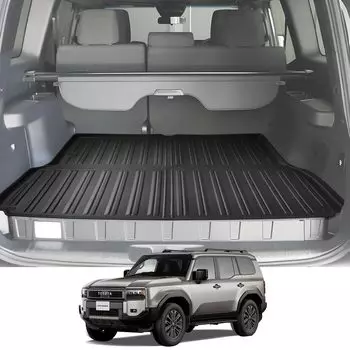 LANGBEAN Коврик в багажник для Toyota Land Cruiser 250 только Land Cruiser 250 GX 3D Водонепроницаемый коврик TPE коврик Легко установить Водонепроницаемый 250 Land Cruiser