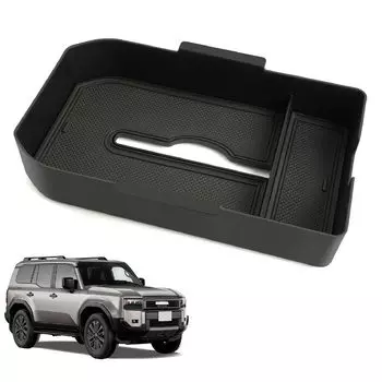 LANGBEAN Toyota 2024 Новая модель Land Cruiser 250 Консольный лоток Land Cruiser 250 Консольный ящик Аксессуар Чехол для салфеток Детали интерьера Пользовательские детали Land чёрный