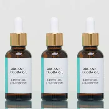 Langfang Organic Масло жожоба 100% нерафинированное холодного отжима 1+1+1, 3 шт., 30мл