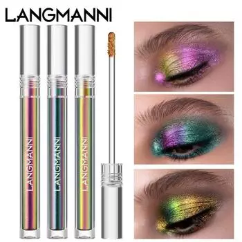 LANGMANNI Chameleon Liquid Eye Shadow 6 Color Diamond Shining Eye Shadow Solution 01