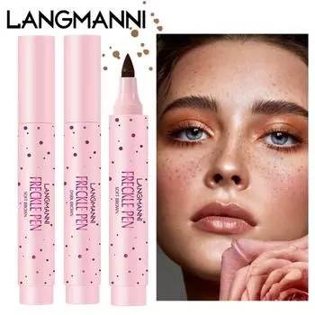 LANGMANNI: новые веснушки с естественной имитацией цвета, водостойкие, легко смываются - макияж, испорченные пятна, пятна, пятна 01