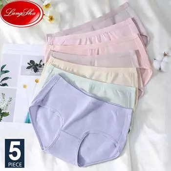 Хлопковые трусики, женское дышащее нижнее белье, трусы для девочек, женские трусы, женское нижнее белье M&5pcs