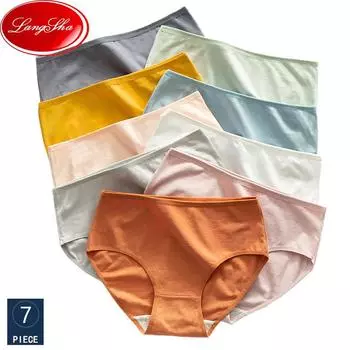 LANGSHA модные трусики из мягкого хлопка, милые трусы для девочек, нижнее белье, трусики для дней недели для женщин