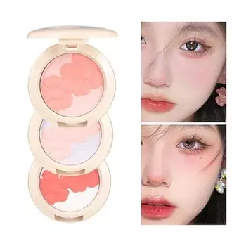 Language of Flowers Cheek Natural Flower Powder Cheek Tipsy Color that oozes from the inside Ruddy color High adhesion Popular cosmetics Compact High