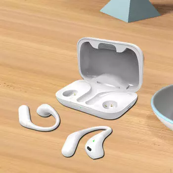 Language Translation Earbuds Earphones Low Latency Rechargeable Translator for Working белый