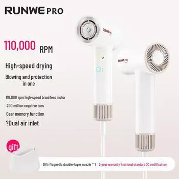 Langwei High-Speed Negative Ion Hair Dryer: Powerful, Portable, and Gentle on Hair