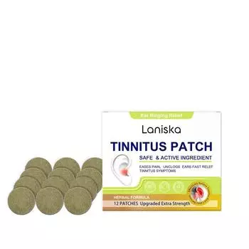 Laniska Versatile Ear Health Patches For Herbal Relief From Ear Discomfort Irritation And