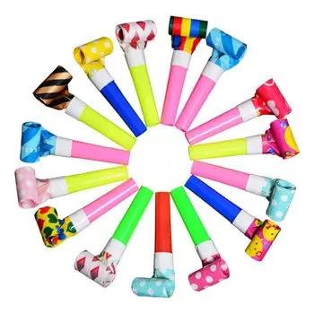 Lanito Blowback Long Pilopiro Cheering Whistle Birthday Blowback Cheering Set of Length for ages 6 and Whistle, Whistle, Whistle, Children s Toy,