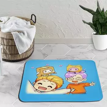 Lankybox Boxy Foxy Rocky мультяшный ковер для спальни, коврик для украшения, аниме, уличный ковер, нескользящий ковер, подарок на день рождения 1