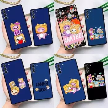 Lankybox милый чехол для Samsung Galaxy S23 S22 S21 Ultra S20 FE S9 S10 Note 10 Plus Note 20 Ultra полное покрытие Galaxy S21 Plus