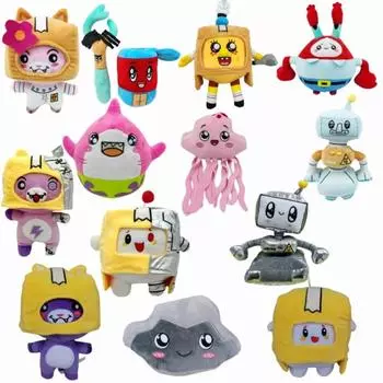 LankyBoxes плюшевая игрушка съемная мультяшная фигурка животного подушка мягкая кукла для детей подарок на день рождения Рождество