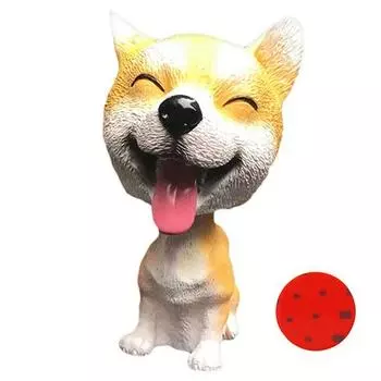 Кукла-собака LANPANGZI SY Super Real, фигурка для автомобиля + двусторонний скотч 3M, корейский автоаксессуар