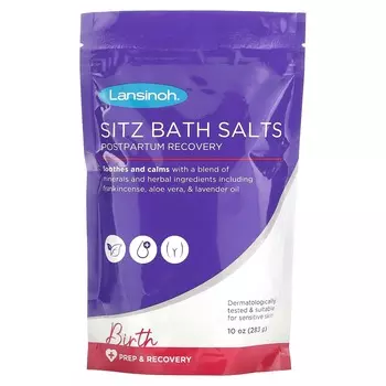 Lansinoh, Sitz Bath Salt, Postpartum Recovery, 10 oz (283 g)