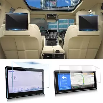 LANTU для Toyota Land Cruiser 300 Комплект пленок для заднего монитора, навигационная пленка, защитная пленка для заднего дисплея, дюймовая, легко наносится, тип Zero Bubble High